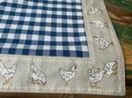 150x250 tafelkleed kippen haan ruiten clayre&eef landelijk, Nieuw, Ophalen of Verzenden, De Giesel, Info@clayre-eef.com.