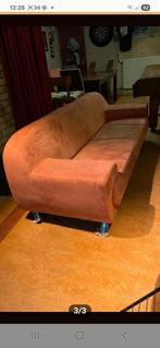 Mooie Suède Bank - 4 Zits, Ophalen, Gebruikt, Stof, Modern