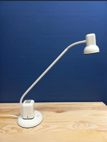 Bureaulamp van Vrieland, jaren 80, Dutch Design, wit