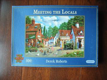 GIBSONS puzzel Meeting the Locals, 500 XXL stukjes beschikbaar voor biedingen