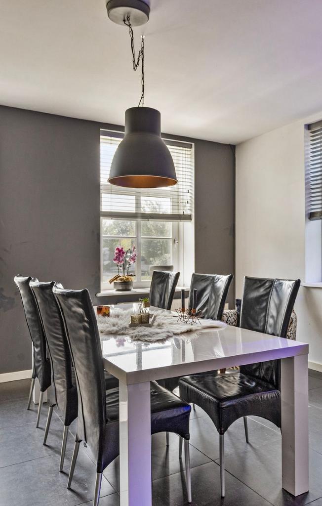 Eettafel met 6 stoelen, Huis en Inrichting, Complete eetkamers, Gebruikt, 6 tot 8 stoelen, Ophalen