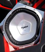 Sony Xplod 10 inch subwoofer - 1200W - Rood/Zilver, Ophalen, Gebruikt