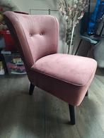 Fauteuil Halmstad zgan roze, Huis en Inrichting, Fauteuils, Ophalen, Zo goed als nieuw