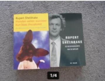 Twee boeken Rupert Sheldrake beschikbaar voor biedingen