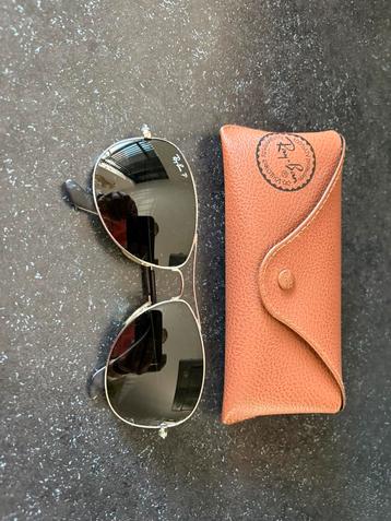 Ray ban aviator polarized zilver beschikbaar voor biedingen