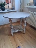 Eiken tafeltje, Ophalen, Zo goed als nieuw, Bruin, Twee