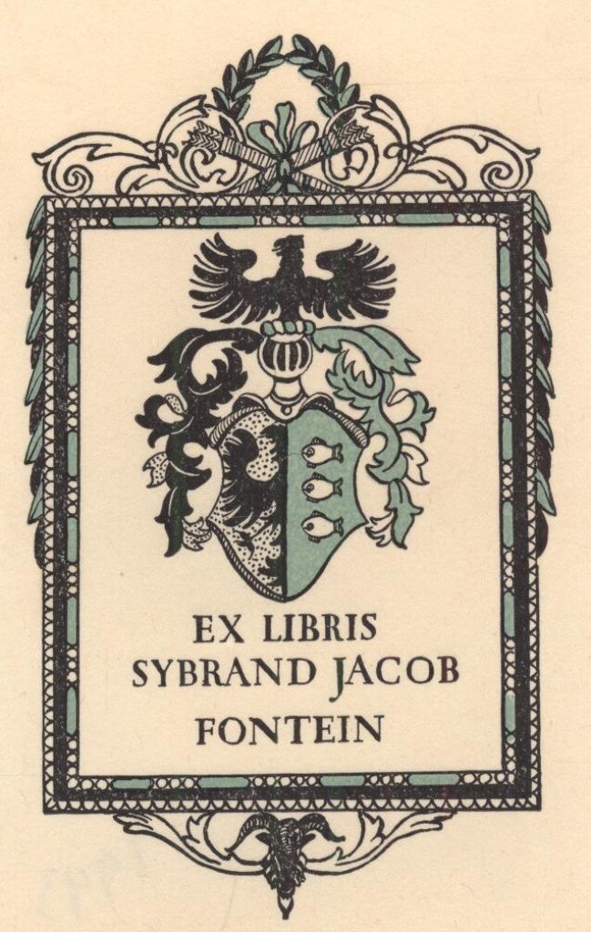 1881 Ex Libris Nederland : Jeanne Bieruma Oosting, 1943, Antiek en Kunst, Kunst | Etsen en Gravures, Verzenden