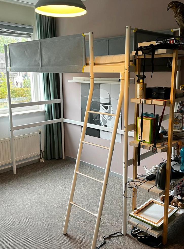 Hoogslaper Ikea zo goed als nieuw!, Huis en Inrichting, Slaapkamer | Stapelbedden en Hoogslapers, Zo goed als nieuw, Hoogslaper