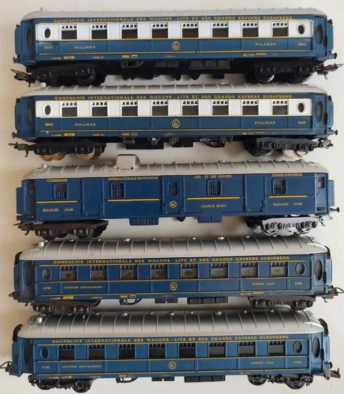 LIMA vijf rijtuigen wagons-lits, Hobby en Vrije tijd, Modeltreinen | H0, Gebruikt, Wagon, Lima, Ophalen of Verzenden
