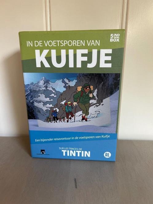 Box 5 DVD’s Kuifje, Cd's en Dvd's, Dvd's | Tekenfilms en Animatie, Gebruikt, Europees, Tekenfilm, Ophalen of Verzenden