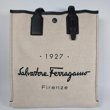 Salvatore Ferragamo Signature Firenze Logo Unisex Tote Bag - beschikbaar voor biedingen
