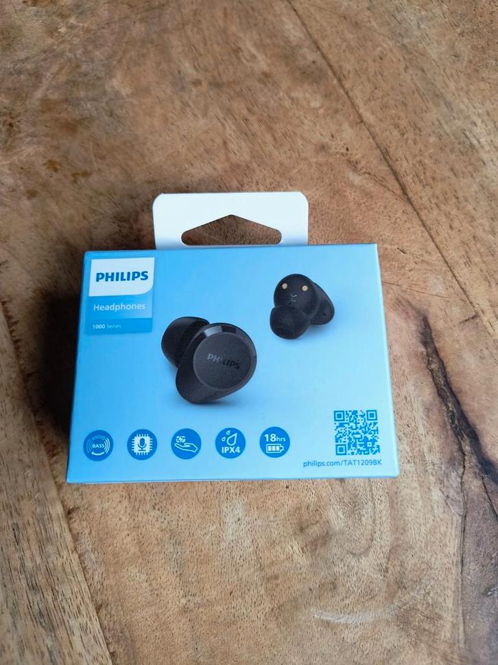 Philips TAT1209BK/00, Audio, Tv en Foto, Koptelefoons, Nieuw, Philips, Bluetooth, Ophalen of Verzenden