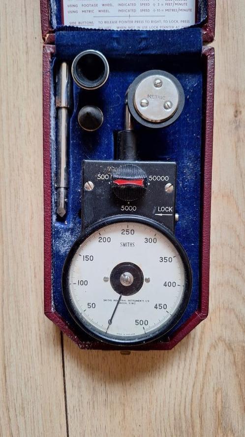 Vintage Smiths handgehouden Tachometer, Doe-het-zelf en Verbouw, Meetapparatuur, Zo goed als nieuw, Overige meters, Ophalen