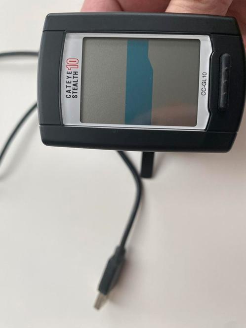 Catey stealth 10 fietscomputer met gps, Fietsen en Brommers, Fietsaccessoires | Fietscomputers, Zo goed als nieuw, GPS, Snelheidssensor
