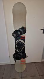 Nitro SupraTeam 161 snowboard met Burton bindingen, Sport en Fitness, Ophalen of Verzenden, Gebruikt, Board