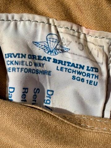 Vintage Irvin Parachute - Brits Fabricaat - Zeldzaam Item beschikbaar voor biedingen