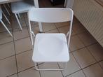 Klapstoel ikea wit Niels Gammelgaard klapstoel, Huis en Inrichting, Stoelen, Ophalen, Gebruikt, Wit, Vintage