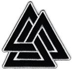 Valknut Viking Symbool stoffen opstrijk patch embleem, Verzenden, Nieuw, Overige typen