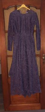 Paarse kanten jurk met lange mouwen, Maat 38/40 (M), Paars, Ophalen of Verzenden, Zo goed als nieuw