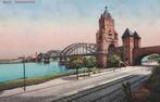 Mainz- Kaiserbrücke. Gelopen Keulen 1917 Tekst., Verzamelen, Ansichtkaarten | Buitenland, Ophalen of Verzenden, Voor 1920, Gelopen