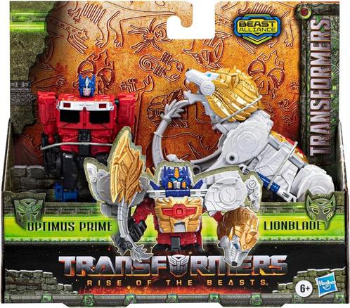 Transformers: Rise of the Beasts: 2-Pack Optimus Prime & Lio, Verzamelen, Transformers, Nieuw, Overige generaties, Ophalen of Verzenden