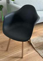 Zwarte stoel kunststof (4 stuks), Kuip stoel, Vier, Kunststof, Zo goed als nieuw
