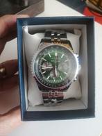 Breitling Navitimer sport horloge met Chronograaf, Ophalen of Verzenden, Nieuw, Zwart, Android