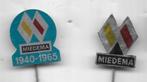 MIEDEA 2 VERSCHILLENDE LANDBOUW GERELATEERDE SPELDEN, Ophalen of Verzenden, Gebruikt, Merk, Speldje of Pin