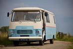 Oldtimer Camper Peugeot J7 Benzine 81-DG-36, Caravans en Kamperen, Overige merken, Chemisch toilet, Buscamper of Camperbus, Treinzit