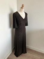 King Louie maat XXL shiloh maxi dress glitter 2706, Zwart, Maat 46/48 (XL) of groter, Ophalen of Verzenden, Zo goed als nieuw