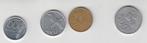 4 munten Indonesië, Postzegels en Munten, Ophalen of Verzenden, Zuidoost-Azië