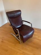 Leolux Helical Lederen Relaxfauteuil Electrisch Verstelbaar, Huis en Inrichting, Fauteuils, Ophalen, Gebruikt, 50 tot 75 cm, Leer