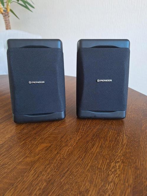 Compacte  Pioneer Speakers.....Type :  S-P77 ..., Audio, Tv en Foto, Luidsprekers, Gebruikt, Front, Rear of Stereo speakers, Minder dan 60 watt