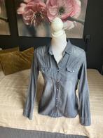 grijze dames spijkerblouse, Maat 38/40 (M), Verzenden, True Spirit, Grijs