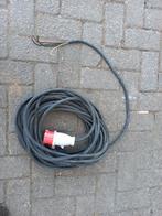 18 m verlengsnoer verlengkabel 380 volt 3fase & aarde haspel, Ophalen of Verzenden, Zo goed als nieuw, Kabel of Snoer
