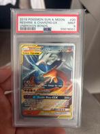 Reshiram & Charizard GX PSA 9 - Unbroken Bonds, Ophalen of Verzenden, Zo goed als nieuw, Losse kaart, Foil