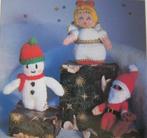 Breipatroon Kerst sokjes en popjes   nr 3709, Hobby en Vrije tijd, Breien en Haken, Verzenden, Nieuw, Breien, Overige typen