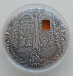 Zilveren 2 oz Sagrada Familia Antique finish 2010., Ophalen of Verzenden, Losse munt, Zilver