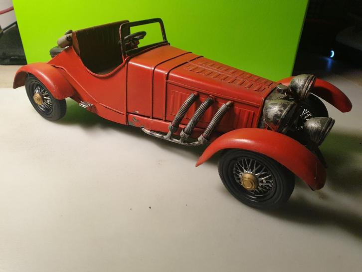 Sier - Oldtimer (rood) 30cm, Huis en Inrichting, Woonaccessoires | Overige, Gebruikt, Ophalen of Verzenden