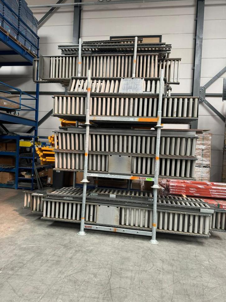 Partij verschillende lengtes rollenbanen 30,- p/m, Doe-het-zelf en Verbouw, IJzerwaren en Bevestigingsmiddelen