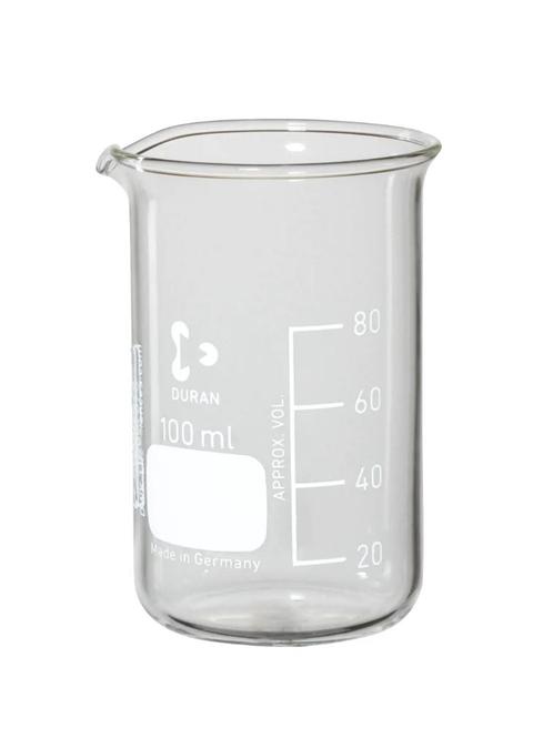 10 X100ml DURAN Bekerglas  met tuit borosilicaatglas  Nieuw, Antiek en Kunst, Antiek | Glas en Kristal, Ophalen of Verzenden