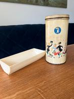 Turkstra Friese bruiloft beschuitblik incl. Originele Houder, Verzamelen, Blikken, Ophalen of Verzenden, Zo goed als nieuw, Overige