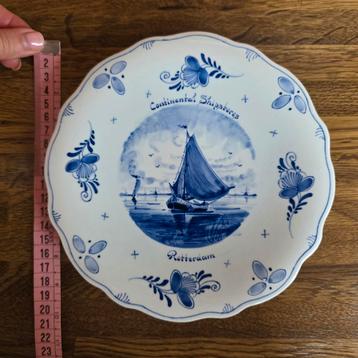 Delfts Blauw Bord - Continental Shipstores Rotterdam beschikbaar voor biedingen