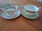Wedgwood bouillon of soep kommen met bijpassende schotels, Nieuw, Ophalen of Verzenden, Wedgwood, Kop(pen) en/of Schotel(s)