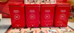 Douwe Egberts koffie voorraadblikken met venster, Ophalen of Verzenden, Gebruikt, Gebruiksvoorwerp