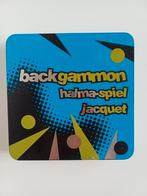 Backgammon Halma zeer compact formaat, Ophalen of Verzenden, Zo goed als nieuw, Reisspel