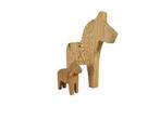 Dala Horse - Nils Olssen - XL houten paardje - Zweden - 60s, Ophalen of Verzenden, Gebruikt, Dier