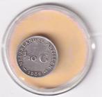 Nederlandse Antillen 1/10 Gulden 1956 Zeer Goed, Koningin Juliana, Verzenden, Zilver, 10 cent
