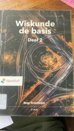Wiskunde de basis, deel 2, Grasmeijer, Zo goed als nieuw, Beta, HBO