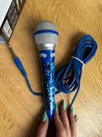 Blauwe Microfoon met Kabel, Ophalen of Verzenden, Nieuw, Zangmicrofoon